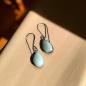 Preview: Ohrhänger Larimar in 925 Silber