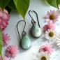 Preview: Ohrhänger Larimar in 925 Silber