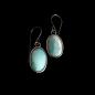 Preview: Ohrhänger Larimar in 925 Silber