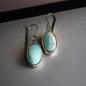 Preview: Ohrhänger Larimar in 925 Silber