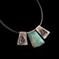 Preview: Halsschmuck Larimar in 925 Silber