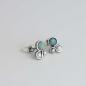 Preview: Ohrstecker mit Opal und Perle