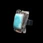 Preview: Ring Larimar in 925 Silber
