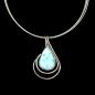 Preview: Halsschmuck Larimar in 925 Silber