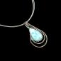 Preview: Halsschmuck Larimar in 925 Silber