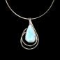 Preview: Halsschmuck Larimar in 925 Silber