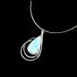 Preview: Halsschmuck Larimar in 925 Silber