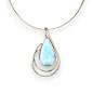Preview: Halsschmuck Larimar in 925 Silber