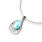 Preview: Halsschmuck Larimar in 925 Silber