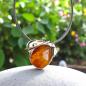 Preview: Halsschmuck Bernstein in 925 Silber
