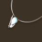 Preview: Halsschmuck Larimar in 925 Silber