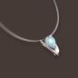 Preview: Halsschmuck Larimar in 925 Silber