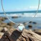 Preview: Halsschmuck Larimar in 925 Silber