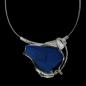 Preview: Halsschmuck Lapis Lazuli in 925 Silber.