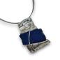Preview: Halsschmuck Lapis Lazuli in 925 Silber.