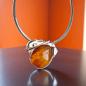 Preview: Halsschmuck Bernstein in 925 Silber