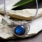 Preview: Halsschmuck Labradorit in 925 Silber