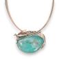 Preview: Halsschmuck Türkis in 925 Silber.