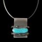 Preview: Halsschmuck Türkis in 925 Silber.