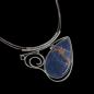 Preview: Halsschmuck Sodalith in 925 Silber
