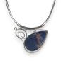Preview: Halsschmuck Sodalith in 925 Silber