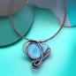 Preview: Halsschmuck Larimar in 925 Silber