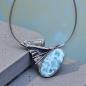 Preview: Halsschmuck Larimar in 925 Silber