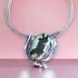 Preview: Halsschmuck Grünopal in 925 Silber