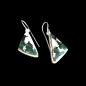 Preview: Ohrhänger mit Grünopal in 925 Silber