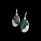 Preview: Ohrhänger mit Grünopal in 925 Silber