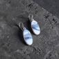 Preview: Ohrhänger mit Dendritenjaspis in 925 Silber