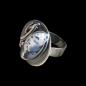 Preview: Ring mit Dendritenjaspis in 925 Silber