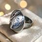 Preview: Ring mit Dendritenjaspis in 925 Silber