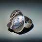 Preview: Ring mit Dendritenjaspis in 925 Silber