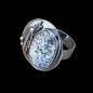 Preview: Ring mit Dendritenjaspis in 925 Silber
