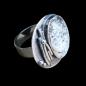 Preview: Ring mit Dendritenjaspis in 925 Silber