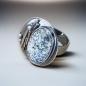 Preview: Ring mit Dendritenjaspis in 925 Silber
