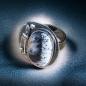 Preview: Ring mit Dendritenjaspis in 925 Silber