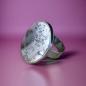 Preview: Ring mit Dendritenjaspis in 925 Silber