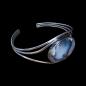 Preview: Armspange mit Dendritenjaspis in 925 Silber