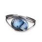 Preview: Armspange mit Dendritenjaspis in 925 Silber