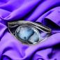 Preview: Armspange mit Dendritenjaspis in 925 Silber