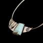 Preview: Halsschmuck Larimar in 925 Silber.