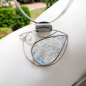 Preview: Halsschmuck Mondstein in 925 Silber
