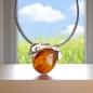Preview: Halsschmuck Bernstein in 925 Silber
