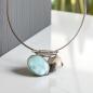 Preview: Halsschmuck Larimar in 925 Silber