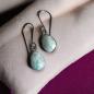 Preview: Ohrhänger Larimar in 925 Silber