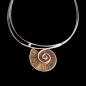 Preview: Halsschmuck Ammonit in 925 Silber