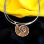 Preview: Halsschmuck Ammonit in 925 Silber
