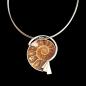 Preview: Halsschmuck Ammonit in 925 Silber